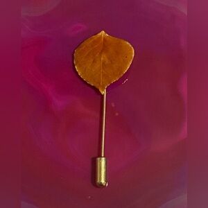 Vintage Aspen Leaf Stickpin #7722